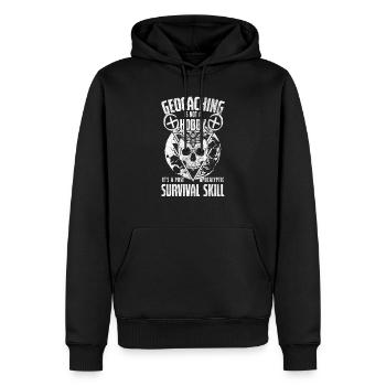 Geocaching Pastime GPS Navigation Navigational - Männer Premium Bio Hoodie - Schwarz - Vorne - Nico (187cm)
