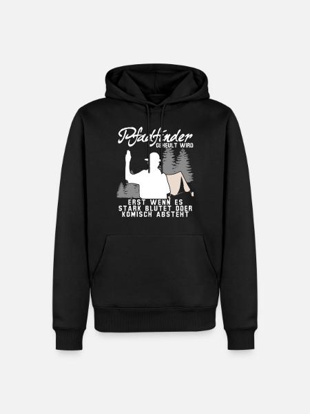 Pfadfinder Spruch Pfadfinderin Witz - Männer Premium Bio Hoodie - Schwarz