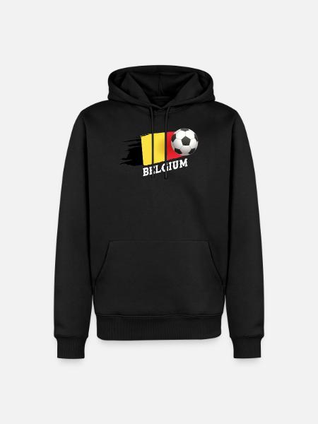Belgium - Men’s Premium Organic Hoodie - black