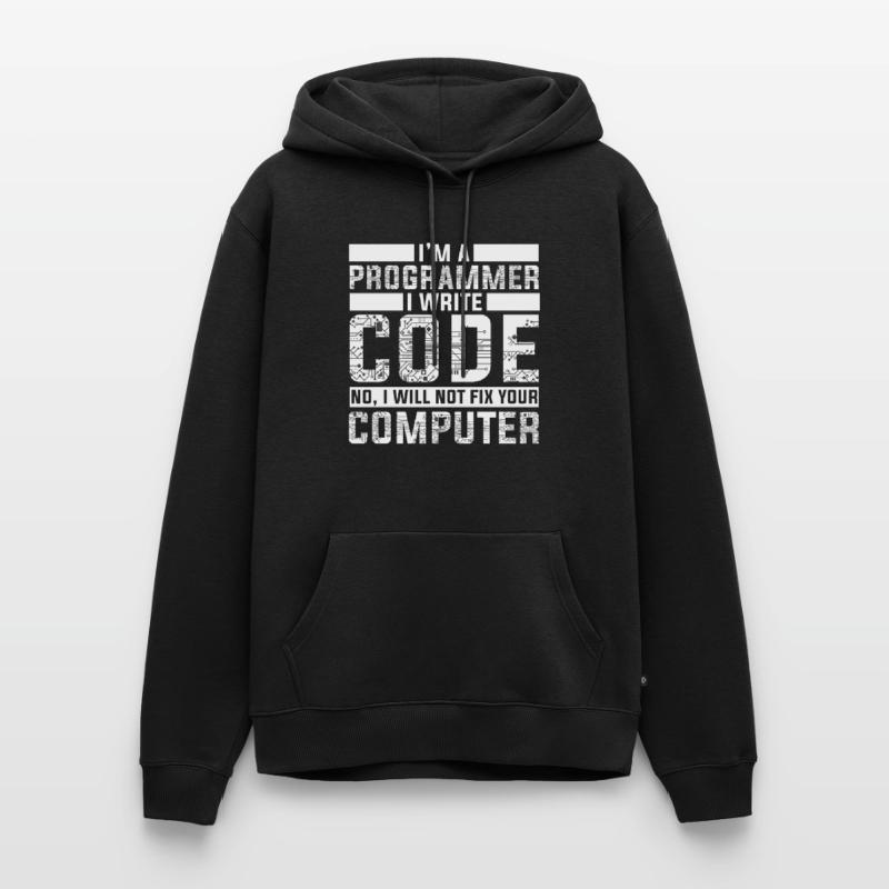 Programmer Developer - Code Nerd Geek Men’s Premium Organic Hoodie