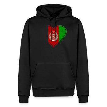 Afghanistan Asien Geschenkidee - Männer Premium Bio Hoodie - Schwarz - Vorne - Nico (187cm)