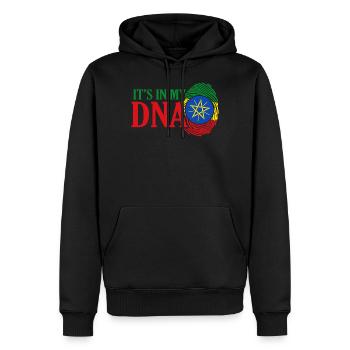 Ethiopie Afrique Idée de cadeau - Sweat à capuche Premium bio Homme - noir - Devant - Nico (187cm)