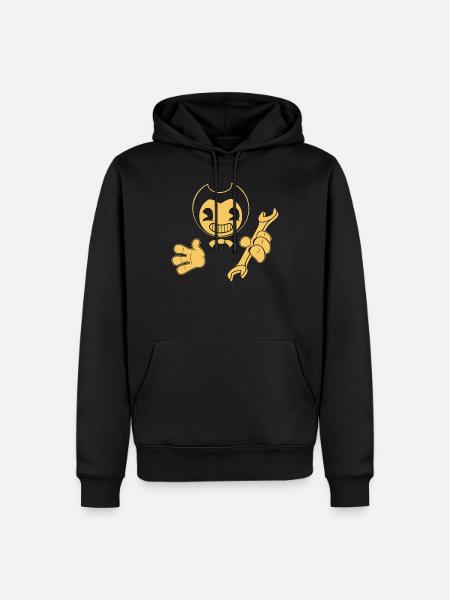 Bendy Repairman - Men’s Premium Organic Hoodie - black