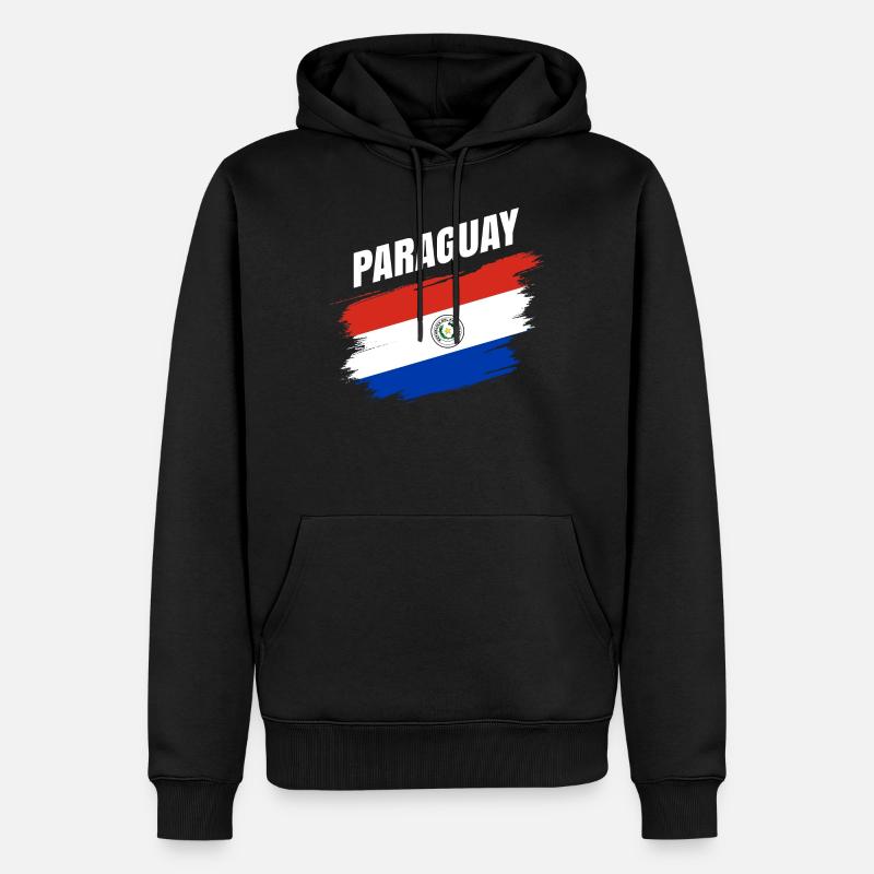 Paraguay Amerika Reisen Geschenkidee - Männer Premium Bio Hoodie - Schwarz