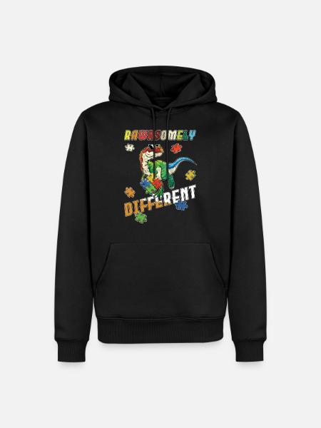 Autism Awareness Day - Men’s Premium Organic Hoodie - black