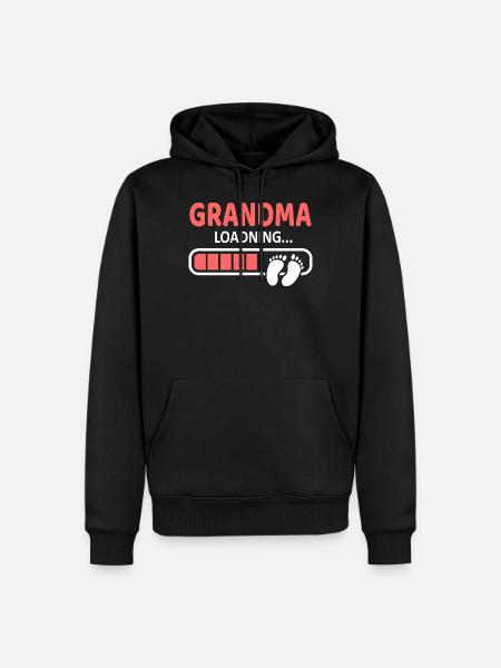 Granny - Men’s Premium Organic Hoodie - black