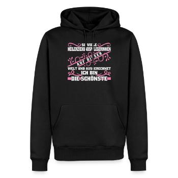 Heilerziehungspflegerin Design - Männer Premium Bio Hoodie - Schwarz - Vorne - Nico (187cm)