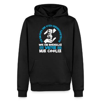 Versicherung Versicherungsvertreter Berater - Männer Premium Bio Hoodie - Schwarz - Vorne - Nico (187cm)