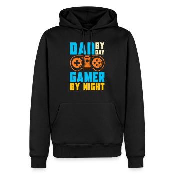 Gamer Gaming Video Games Videospiele - Männer Premium Bio Hoodie - Schwarz - Vorne - Nico (187cm)