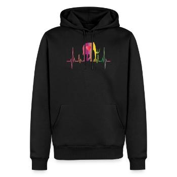 Mammut Ausgestorbener Elefant Geschenk - Männer Premium Bio Hoodie - Schwarz - Vorne - Nico (187cm)