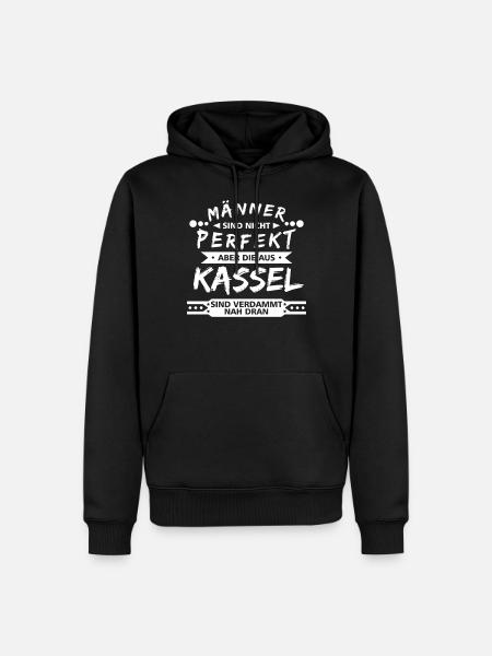 Kasseler Männer Kassel - Männer Premium Bio Hoodie - Schwarz