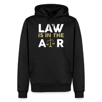 Avocat juriste avocat avocat - Sweat à capuche Premium bio Homme - noir - Devant - Nico (187cm)