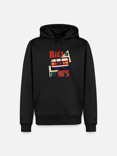 90s 90s - Men’s Premium Organic Hoodie - black