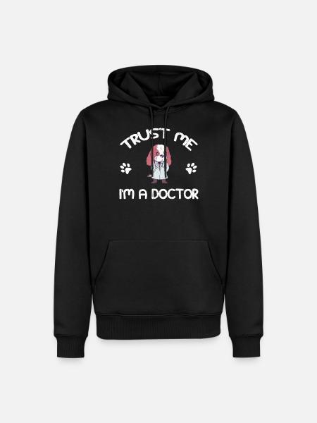 Læge Læge Speciallæge - Herre Premium økologisk hoodie - sort