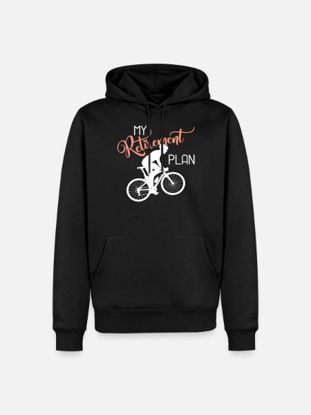 VTT VTT - Sweat à capuche Premium bio Homme - noir