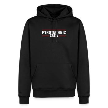 Pyrotechnicien Pyrotechnicien Pyro Firework Gift - Sweat à capuche Premium bio Homme - noir - Devant - Nico (187cm)