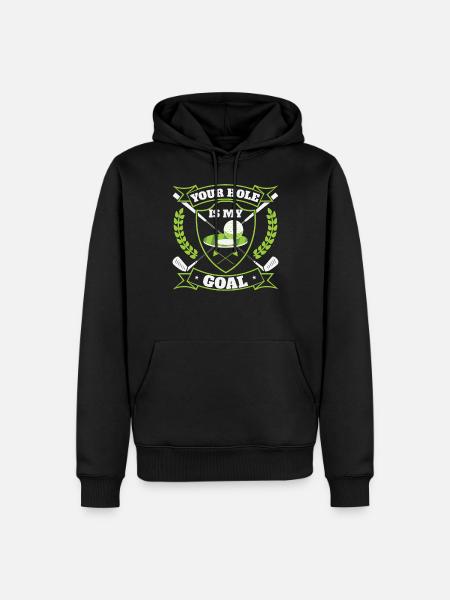 Golf golf terrain de golf - Sweat à capuche Premium bio Homme - noir