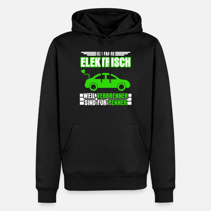 Elektroauto E-Mobilität E-Auto EAuto - Männer Premium Bio Hoodie - Schwarz