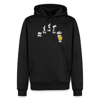 Camping Camping Campsite Camping - Men’s Premium Organic Hoodie - black - Front - Nico (187cm)