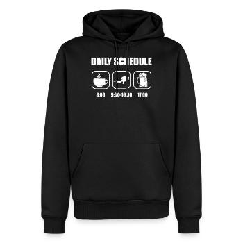 Scuba Tauchen Taucher Tauchsport - Männer Premium Bio Hoodie - Schwarz - Vorne - Nico (187cm)