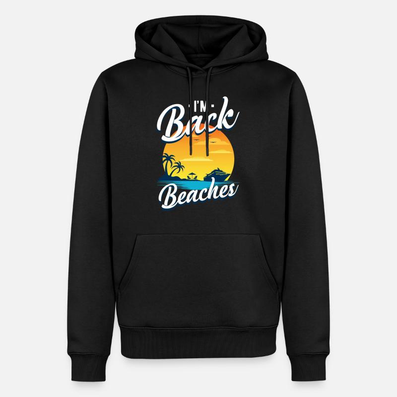 kreuzfahrtschiff - Männer Premium Bio Hoodie - Schwarz