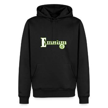 Lustiges Exilpfälzer Pälzer Pfälzer Pfalz Mundart - Männer Premium Bio Hoodie - Schwarz - Vorne - Nico (187cm)