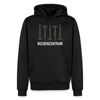 Leiter vom Rechenzentrum Gartenoutfit Gartenarbeit - Männer Premium Bio Hoodie - Schwarz - Vorne - Nico (187cm)