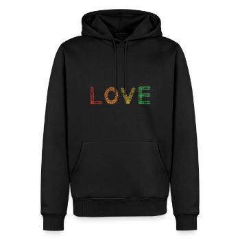 Dirt Biker Riding LOVE Dirt Bike - Männer Premium Bio Hoodie - Schwarz - Vorne - Nico (187cm)