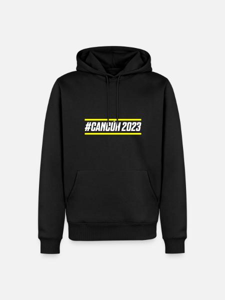 Cancun 2023 - Männer Premium Bio Hoodie - Schwarz