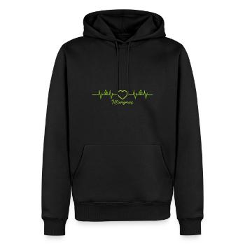 Microgreens Gärtner Landwirt Gärtner Microgreen - Männer Premium Bio Hoodie - Schwarz - Vorne - Nico (187cm)