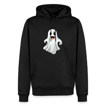 Design d’Halloween effrayant pour la prochaine fête - Sweat à capuche Premium bio Homme - noir - Devant - Nico (187cm)