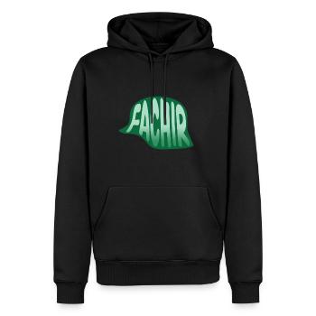 Attention je vais me fachir la 7ème compagnie film - Sweat à capuche Premium bio Homme - noir - Devant - Nico (187cm)