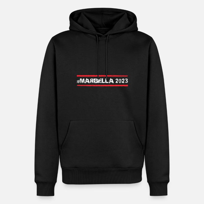 Marbella 2023 - Sweat à capuche Premium bio Homme - noir