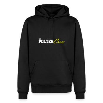 Polter Crew Engagement Wedding - Men’s Premium Organic Hoodie - black - Front - Nico (187cm)
