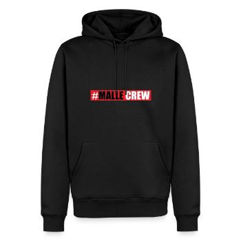 Malle Crew - Männer Premium Bio Hoodie - Schwarz - Vorne - Nico (187cm)