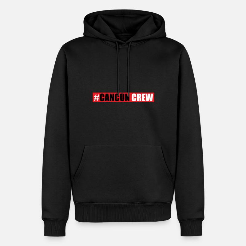 Équipage Cancun - Sweat à capuche Premium bio Homme - noir