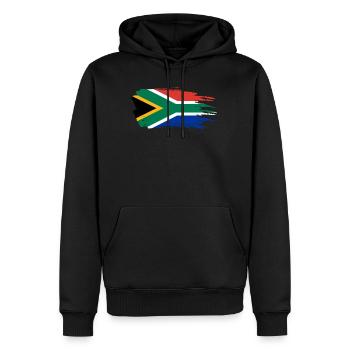République Afrique du Sud Idée de cadeau - Sweat à capuche Premium bio Homme - noir - Devant - Nico (187cm)