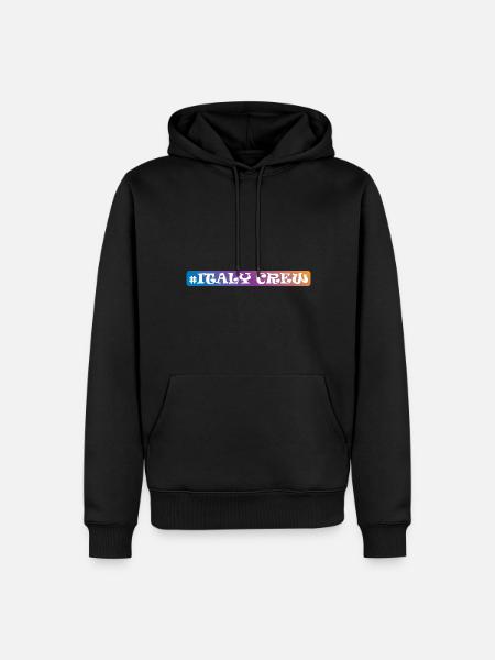 Italy Crew - Men’s Premium Organic Hoodie - black