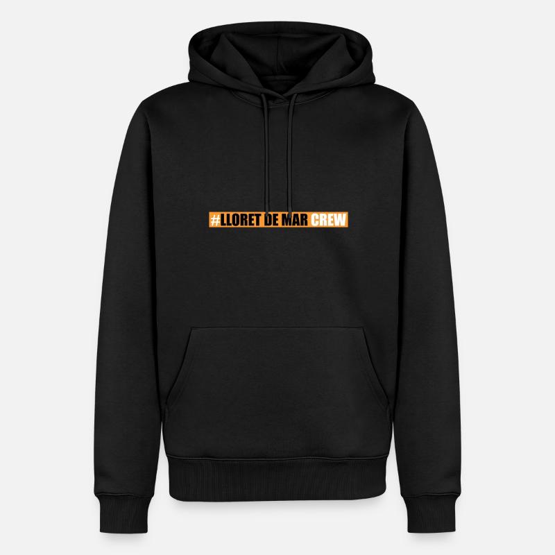 Lloret De Mar Crew - Männer Premium Bio Hoodie - Schwarz