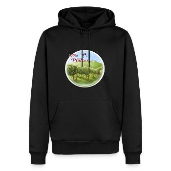100 Pfälzer Pälzer Palz Pfalz Mundart Dialekt - Männer Premium Bio Hoodie - Schwarz - Vorne - Nico (187cm)