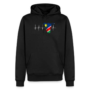 Namibia Afrika Shirt Geschenkidee - Männer Premium Bio Hoodie - Schwarz - Vorne - Nico (187cm)