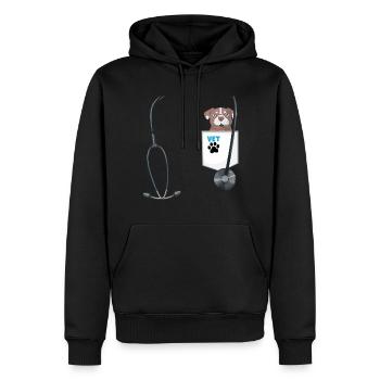 Veterinarian Costume for Boys Career Day Outfit - Männer Premium Bio Hoodie - Schwarz - Vorne - Nico (187cm)