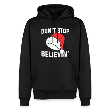 Weihnachtsmann 24 Dezember T-shirt - Männer Premium Bio Hoodie - Schwarz - Vorne - Nico (187cm)