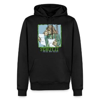Sternzeichen - Schütze - Männer Premium Bio Hoodie - Schwarz - Vorne - Nico (187cm)
