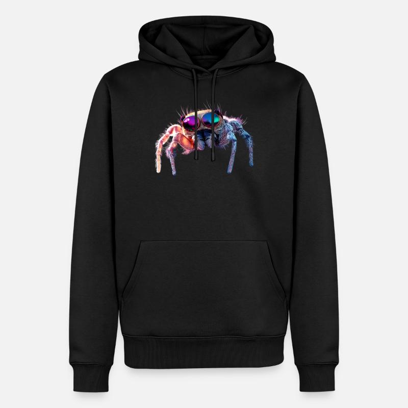 Araignée Tarentule Amour Arachnide Araignées - Sweat à capuche Premium bio Homme - noir