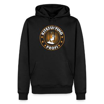 Kiteboarding Kitesurfing Kitesurfer - Kitesurfing - Männer Premium Bio Hoodie - Schwarz - Vorne - Nico (187cm)