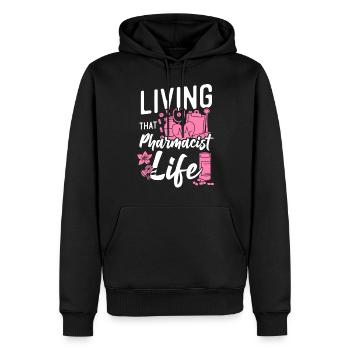 Pharmacy Tech Technician - Männer Premium Bio Hoodie - Schwarz - Vorne - Nico (187cm)