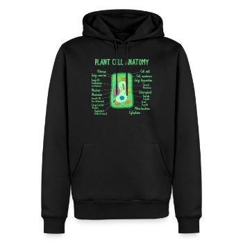 Anatomy Of Plant Cell Biology Biologist Science - Männer Premium Bio Hoodie - Schwarz - Vorne - Nico (187cm)