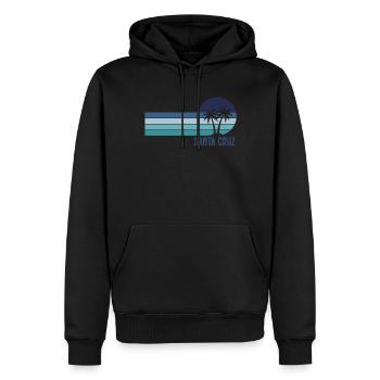 Santa Cruz Herren California Surf Kalifornien - Männer Premium Bio Hoodie - Schwarz - Vorne - Nico (187cm)