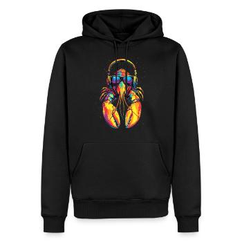 Hummer Krebstiere Großkrebs Lobster Süßer Hummer - Männer Premium Bio Hoodie - Schwarz - Vorne - Nico (187cm)